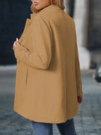 Sofia Women's Button-Front Winter Pea Coat