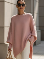 Jennifer Women's Batwing Sleeve Oversized Knit Sweater