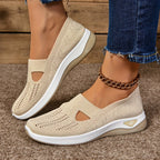 Harlow Women’s Cushioned Knit Slip On Sneakers