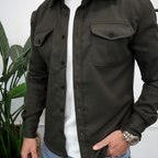Gilbert Casual Cotton Button Up Shirt Jacket