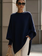 Jennifer Women's Batwing Sleeve Oversized Knit Sweater