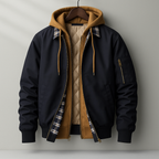 Lionel Casual Winter Hooded Bomber Jacket
