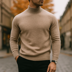Reid Lightweight Classic Merino Mock Neck Sweater