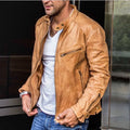 Lachlan Stylish Casual Leather Cafe Racer Jacket