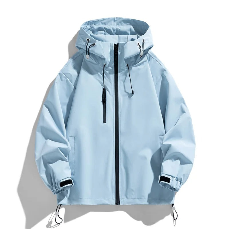 Helena Lightweight Casual Hooded Windbreaker Jacket