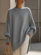 Jennifer Women's Batwing Sleeve Oversized Knit Sweater