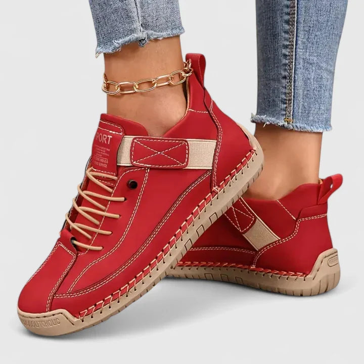 Amanda Women's Leather Casual Orthopedic Sneakers