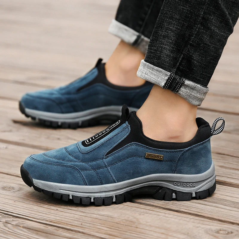 Wallace Comfortable Suede Slip On Walking Shoes