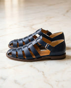 Silvio Men's Woven Leather Fisherman Sandals
