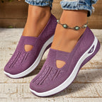 Harlow Women’s Cushioned Knit Slip On Sneakers
