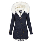 Marianne Warm Winter Fleece Lined Hooded Parka