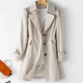 Juliana Elegant Lightweight Single Breasted Trench Coat