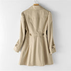 Juliana Elegant Lightweight Single Breasted Trench Coat