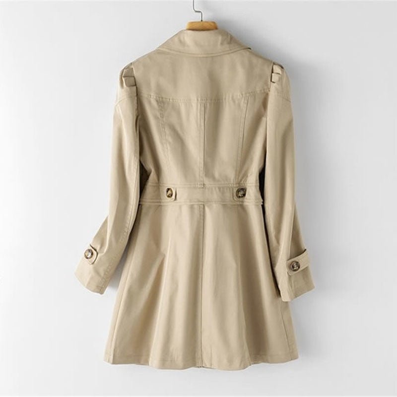 Juliana Elegant Lightweight Single Breasted Trench Coat