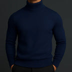 Tobias Warm Tailored Merino Wool Turtleneck Sweater
