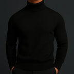 Tobias Warm Tailored Merino Wool Turtleneck Sweater