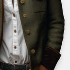 Halie Stylish Herringbone Tweed Blazer Jacket for Women