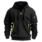 Charles Casual Hoodie with Zipper Pockets for Men