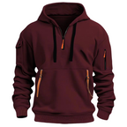 Charles Casual Hoodie with Zipper Pockets for Men