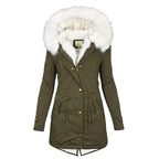 Marianne Warm Winter Fleece Lined Hooded Parka