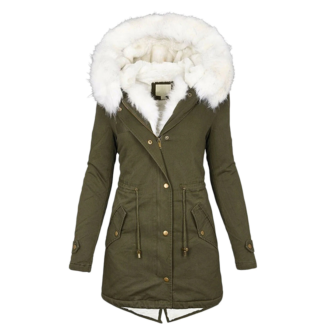 Marianne Warm Winter Fleece Lined Hooded Parka