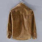 Mitch Men's Warm Fleece-Lined Corduroy Shirt Jacket