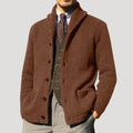 Maddox Men's Lapel Collar Cardigan Sweater