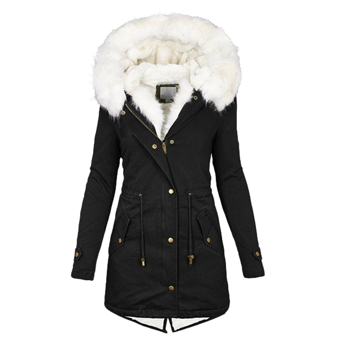 Marianne Warm Winter Fleece Lined Hooded Parka