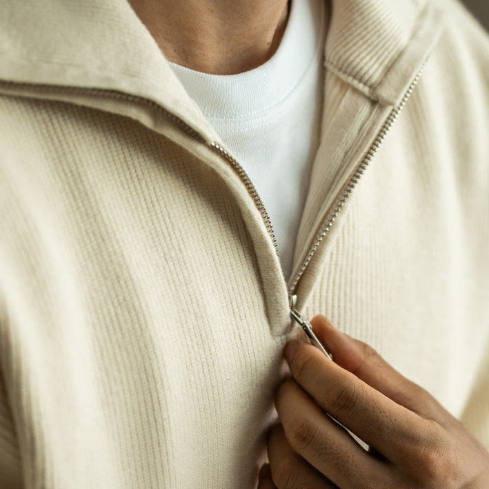 Callum Warm Stylish Heavyweight Quarter Zip Sweater