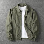 Elliot Lightweight Casual Vintage Zip Up Jacket