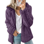 Rosemary Warm Fuzzy Sherpa Hooded Jacket