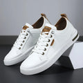 Spencer Casual Comfortable Leather Lace Up Sneakers