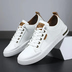 Spencer Casual Comfortable Leather Lace Up Sneakers