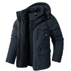 Corbett Men's Sherpa-Lined Warm Hooded Jacket
