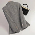Mara Women's Formal Cotton Tweed Blazer Jacket