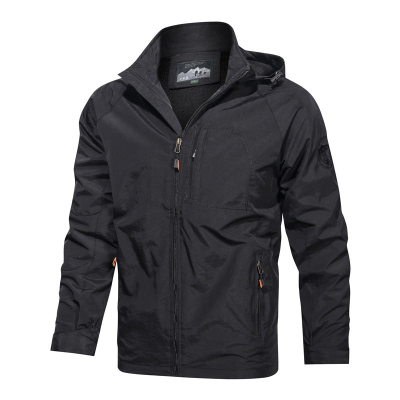 Barnaby Rugged Utility All Weather Hooded Jacket