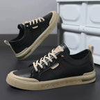 Spencer Casual Comfortable Leather Lace Up Sneakers
