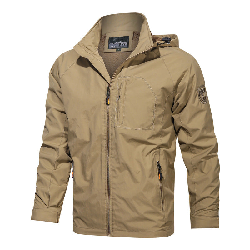 Barnaby Rugged Utility All Weather Hooded Jacket
