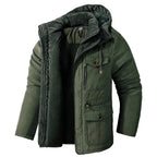 Corbett Men's Sherpa-Lined Warm Hooded Jacket
