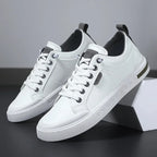 Spencer Casual Comfortable Leather Lace Up Sneakers