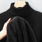 Tobias Warm Tailored Merino Wool Turtleneck Sweater