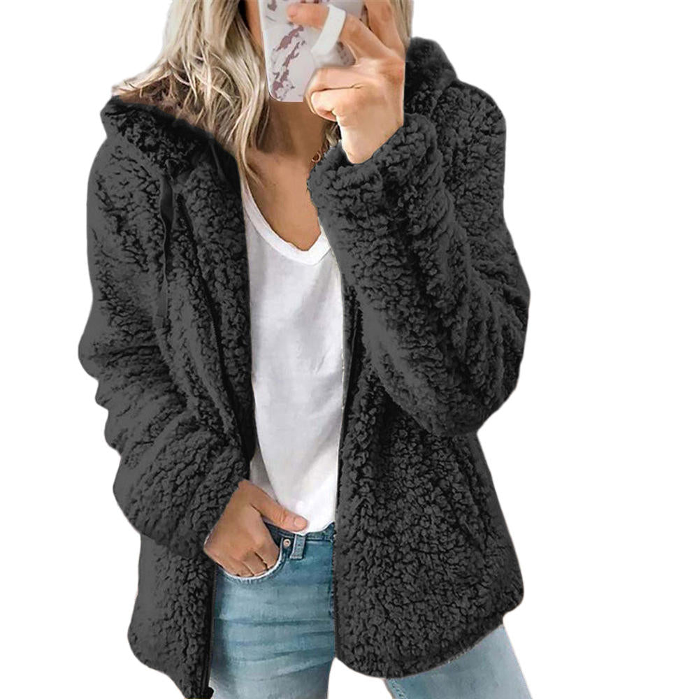 Rosemary Warm Fuzzy Sherpa Hooded Jacket