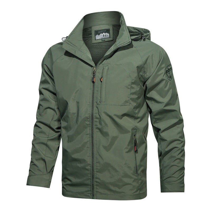 Barnaby Rugged Utility All Weather Hooded Jacket