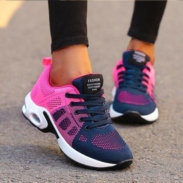 Dahlia Casual Cushioned Lace Up Running Shoes