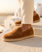 Matteo Men's Suede Espadrille Loafers