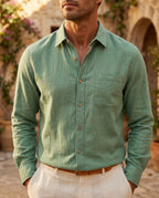 Whitfield Men's Breathable Linen Shirt