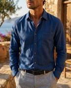 Whitfield Men's Breathable Linen Shirt