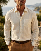 Whitfield Men's Breathable Linen Shirt