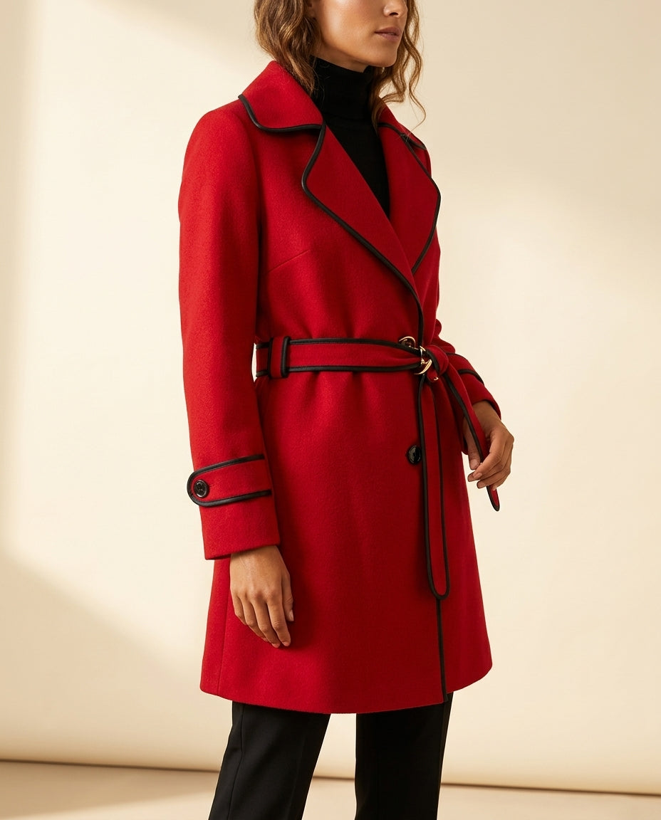 Kensington Women's Wool Belted Coat