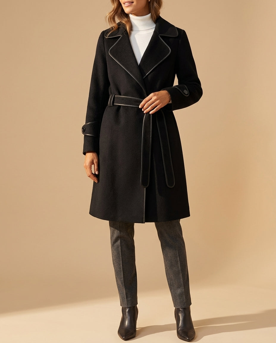 Kensington Women's Wool Belted Coat